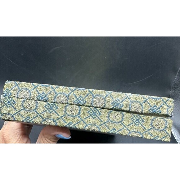 Traditional Chinese Caligraphy Set 8 x 2 x 5 Vintage 1960s Green Box Red inside - Picture 11 of 12